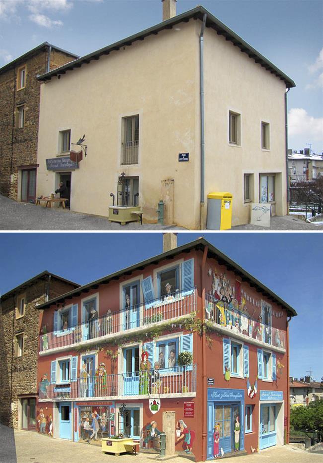 عکسهای نقاشی دیواری در فرانسه