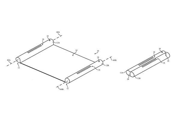 پتنت طومار دیجیتالی اپل به ثبت رسید؛ دستگاهی با نمایشگر OLED انعطاف پذیر