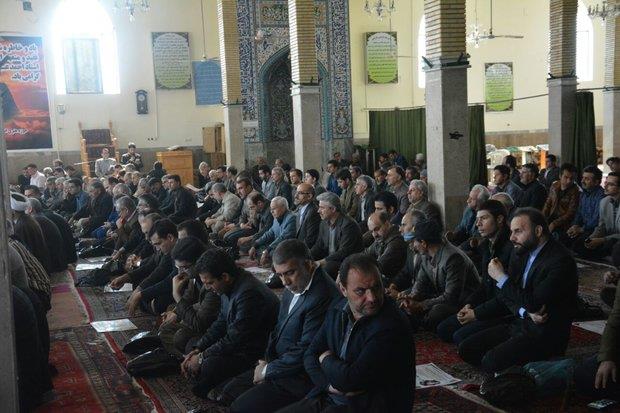 مراسم یادبود مرحوم احمد عزیزی در کرمانشاه برگزار شد