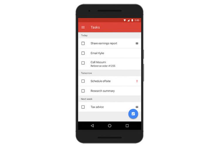 پشتیبانی از Exchange tasks به نسخه‌ی اندرویدی اپلیکیشن جیمیل اضافه شد