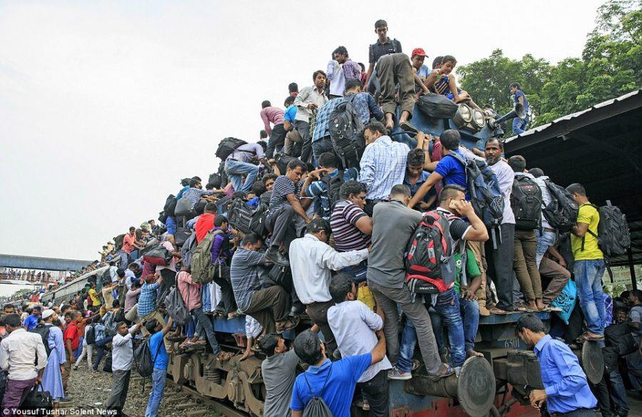 تصاویری از سیستم ضعیف حمل و نقل عمومی در بنگلادش که هر بیننده ای را متعجب می سازند
