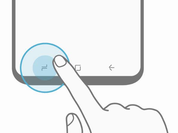 دکمه های ناوبری مجازی گلکسی اس 8 احتمالاً «حساس به فشار» هستند