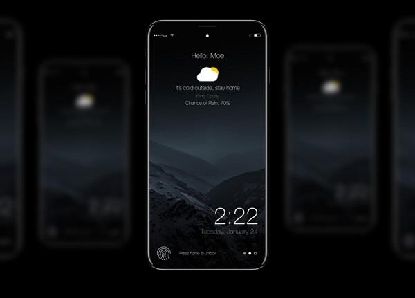 آیفون 8 احتمالاً از روش جدیدی برای تشخیص اثر انگشت بهره می برد