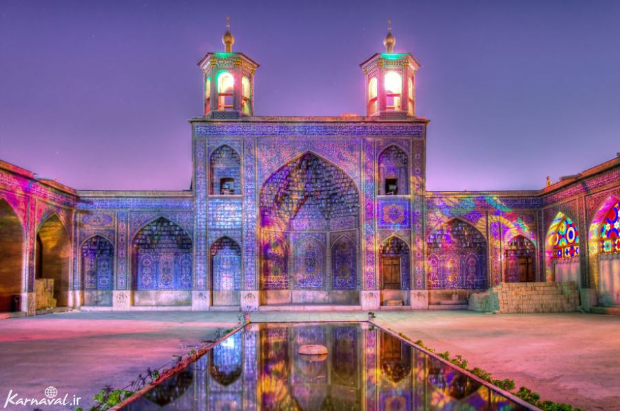 تصاویری از نغمه زیبایی  ایران ؛ مسجد نصیر الملک شیراز