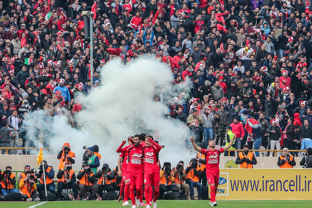 جشن "بی‌جام" پرسپولیس در تبریز