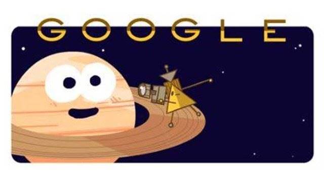 تغییر لوگوی گوگل به افتخار کاسینی + فیلم