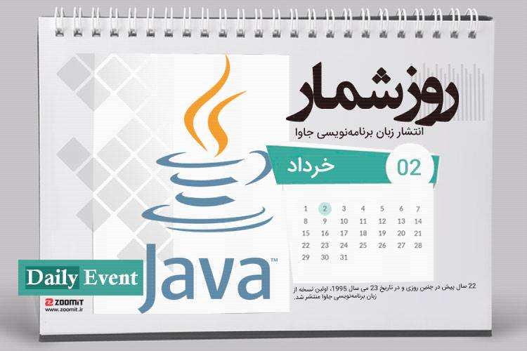 2 خرداد، انتشار اولین نسخه رسمی زبان برنامه نویسی جاوا