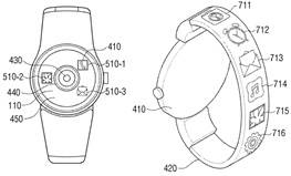 ثبت اختراع سامسونگ برای نمایشگر بازشو مانند روزنامه و ساعت هوشمند دوربین‌دار
