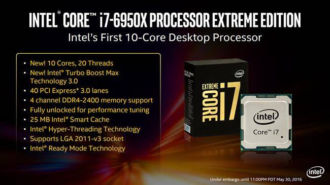 پردازنده Core i7-6950X