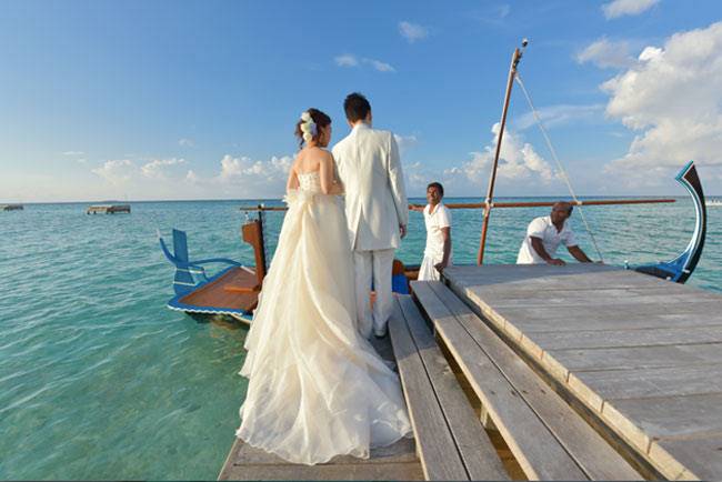 عروسی در اقیانوس هند