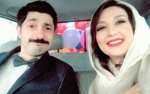 عکسهای مراسم ازدواج حدیث میرامینی و همسرش مجتبی رجبی