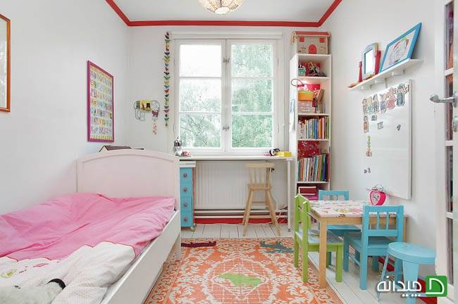 اتاقی برای کودکان واقعی با وسایل کوچک و زیاد شان!