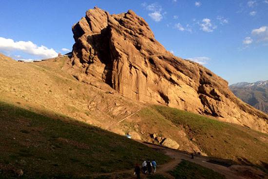 گردشگران خارجی در «الموت»