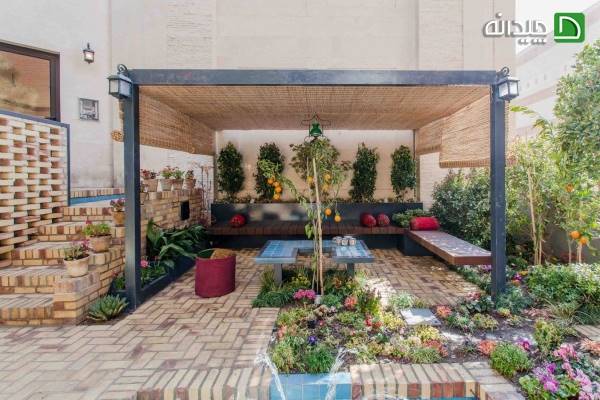 طراحی حیاط خانه ایرانی