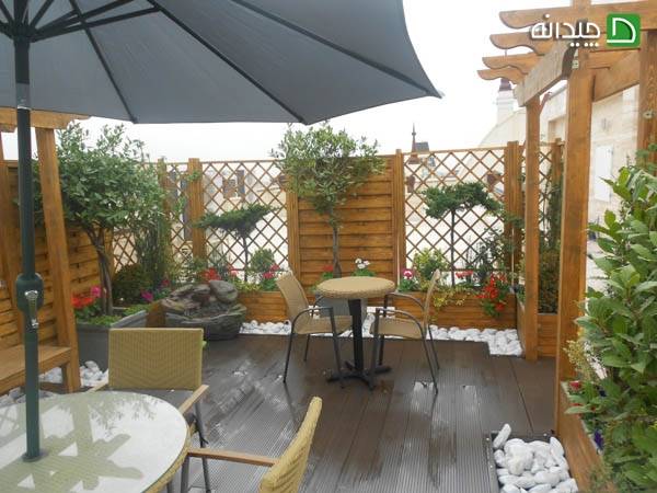 طراحی حیاط خلوت با پرچین چوبی / گروه طراحان رستاک