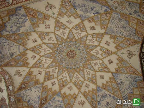 نقاشی های روی سقف بناهای تاریخی ایران 