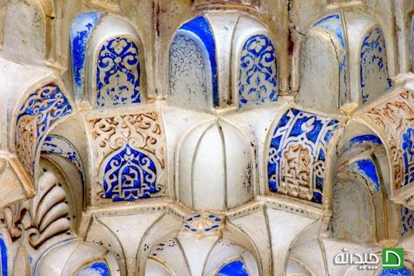 کاشی کاری سقف بناهای ایرانی 