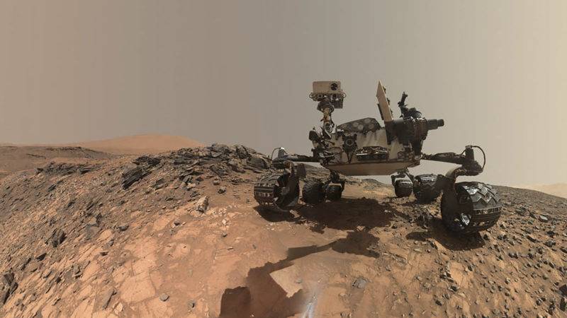 آخرین محل فرود مریخ نورد «کنجکاوی» دهانه آتش فشانی با نشانه های حیات بوده است