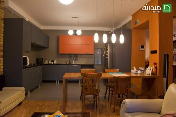 عکس دکوراسیون آشپزخانه اقامت گاه دوغوز کاری از گروه معماری مدام