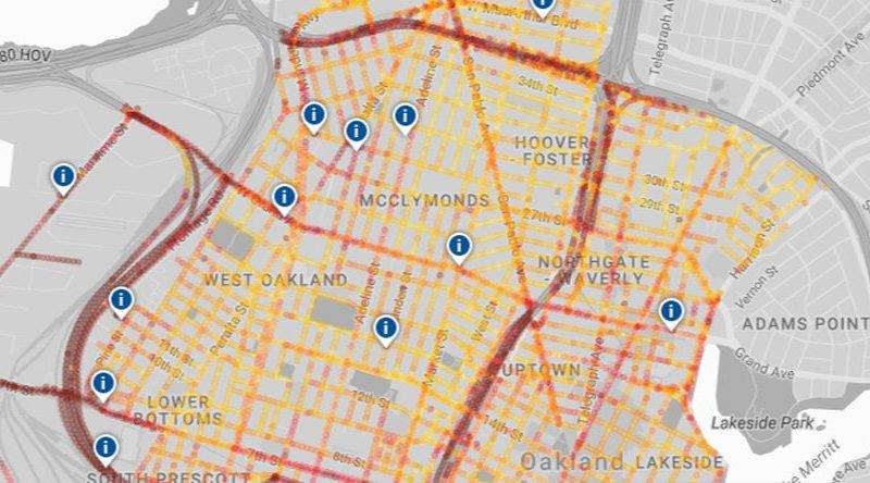 فراتر از یک نقشه؛ گوگل مپس در اوکلند آمریکا برای سنجش آلودگی هوا استفاده می شود