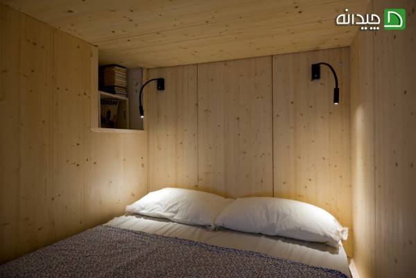 طراحی اتاق خواب چوبی