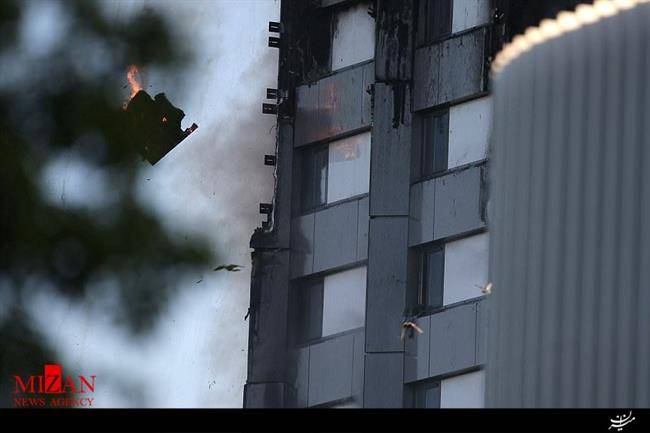 گزارش دیلی‌میل از آتش‌سوزی برج گرفل لندن+تصاویر