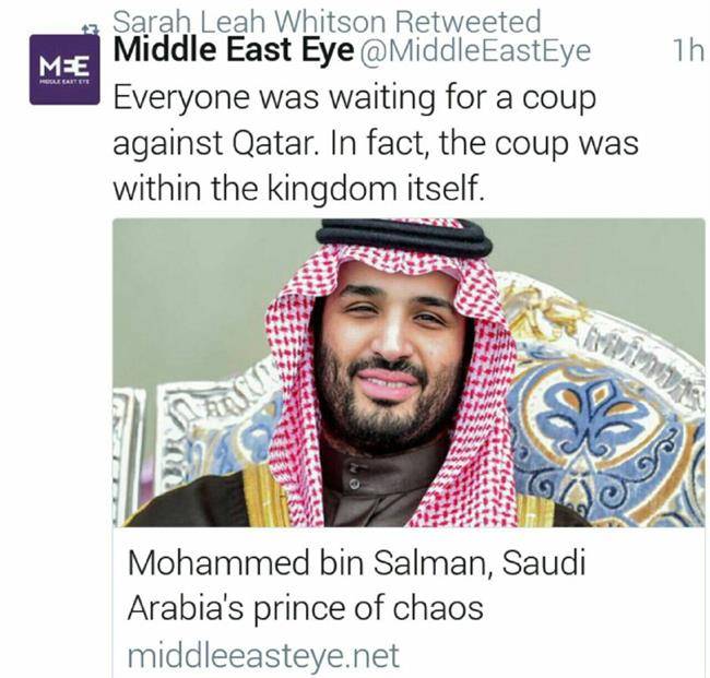 توئیت جالب یک خبرگزاری درباره ولیعهدی بن سلمان 