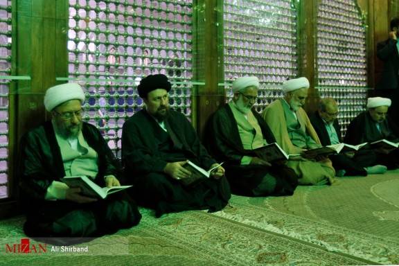 تجدید میثاق رئیس قوه قضائیه و مسئولان عالی قضایی با آرمان‌های امام خمینی (ره)