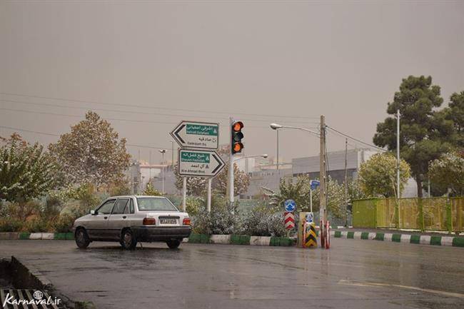 صبح برفی تهران