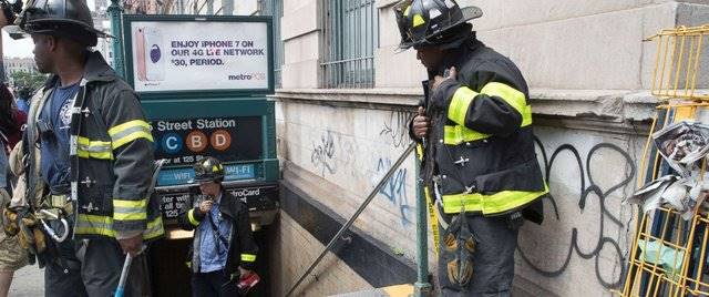 34 زخمی در حادثه خروج قطار شهری نیویورک از ریل