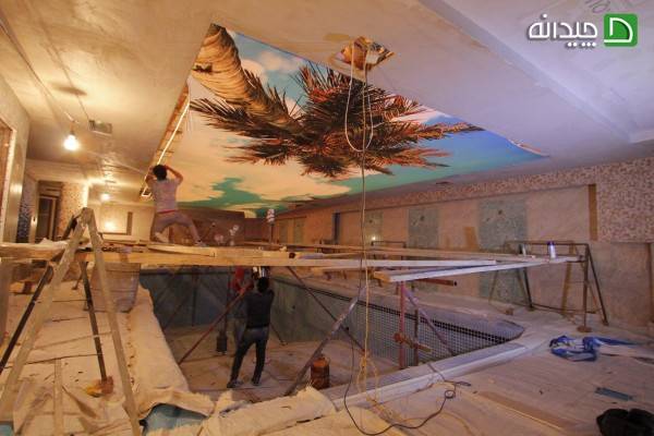اجرای سقف کشسان استخر