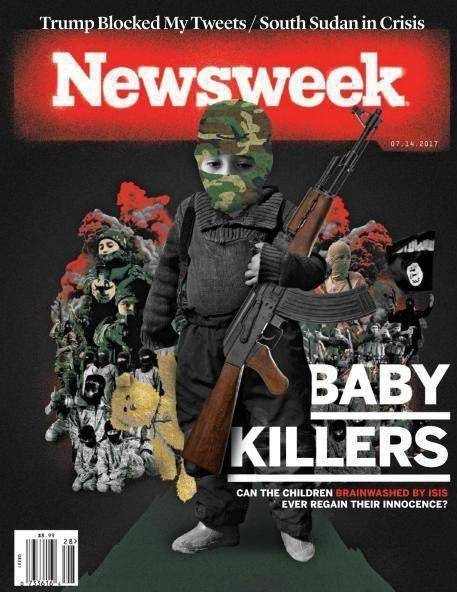 کودکان داعشی روی جلد نیوزویک 