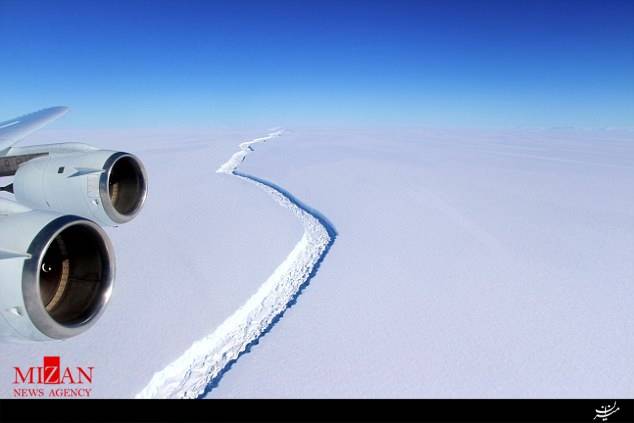 جدا شدن بزرگترین کوه یخی جهان از قاره قطب جنوب/کوه یخی 4 برابر وسعت لندن در حال ذوب شدن