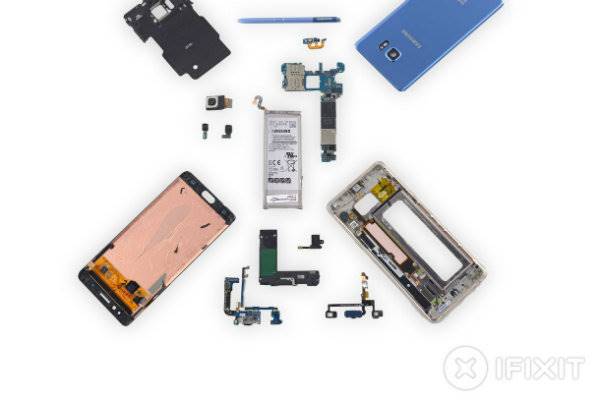 مدل بازسازی شده گلکسی نوت 7 چه تفاوتی با مدل ابتدایی دارد؟ iFixit پاسخ می دهد