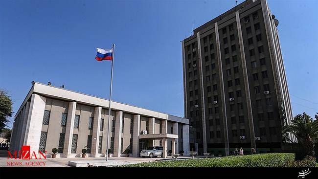 سفارت روسیه در دمشق هدف حملات خمپاره‌ای قرار گرفت
