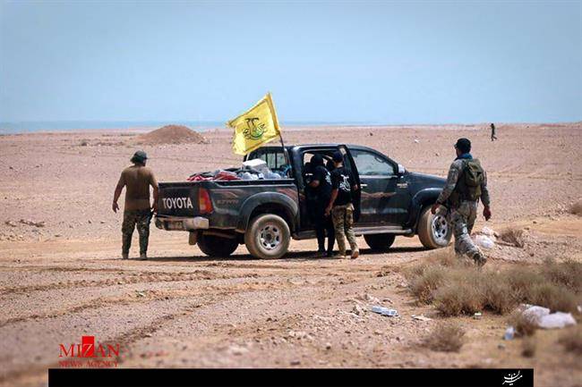 عملیات ویژه نُجَباء در مثلث مرزى عراق-سوریه-اردن/خودروهای داعش منهدم شدند