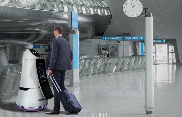 کار ربات‌های ال‌جی در بزرگترین فرودگاه کره جنوبی آغاز شد