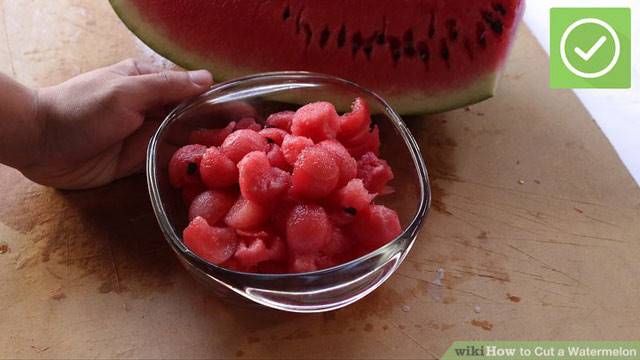روش های بریدن هندوانه