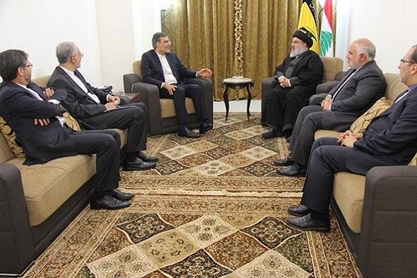 جابری انصاری با سید حسن نصرالله دیدار کرد