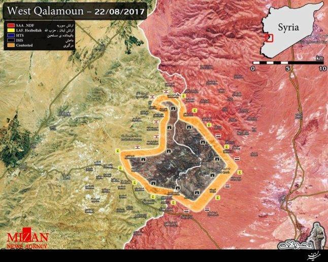 از پیشروی گسترده نیروهای سوری و حزب‌الله در ارتفاعات قلمون تا پاکسازی عرسال از سوی ارتش لبنان+تصاویر