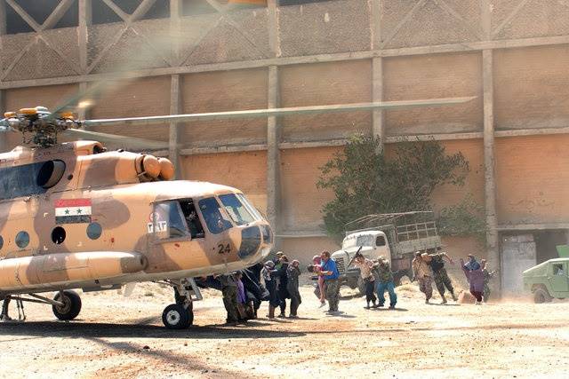 عکس: هلی‌کوپتر سوری در پشت صحنه «پایتخت»