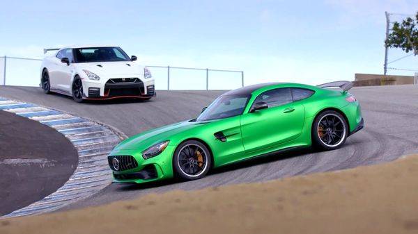 مقایسه نیسان GT-R نیسمو و مرسدس بنز AMG GT R [تماشا کنید]