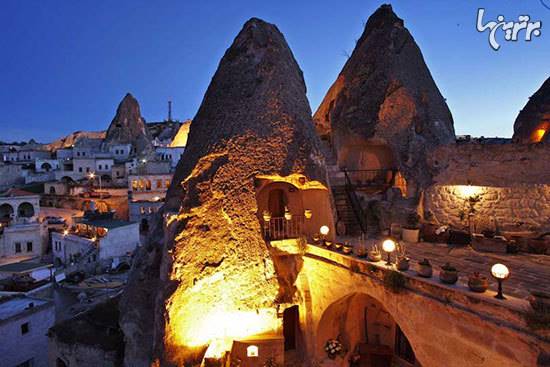 هتل هایی به شکل غار در کاپادوکیه ترکیه
