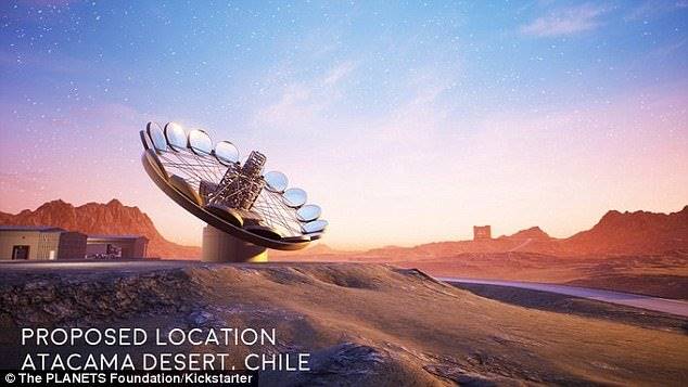 استقرار یک تلسکوپ قدرتمند در بیابان‌های شیلی