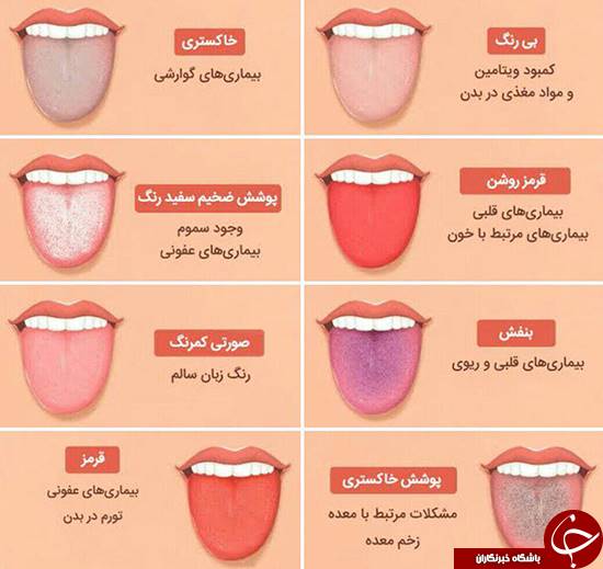 رنگ زبان خبر می‌دهد از سر درون +عکس