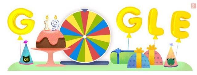 جشن تولد 19 سالگی گوگل+فیلم