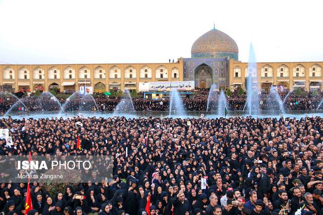 ویدئو / مراسم وداع با پیکر شهید حججی در اصفهان