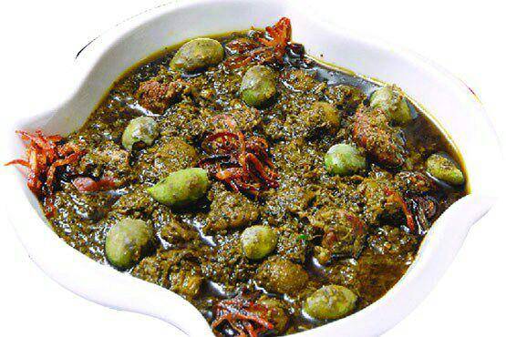 خورشت گوجه‌سبز کرمان