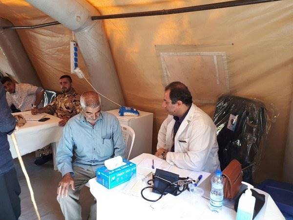 بیمارستان صحرایی در حاشیه رزمایش اقتدار ارتش برپا شد