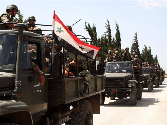 پیشروی ارتش سوریه در ساحل شرقی رود فرات